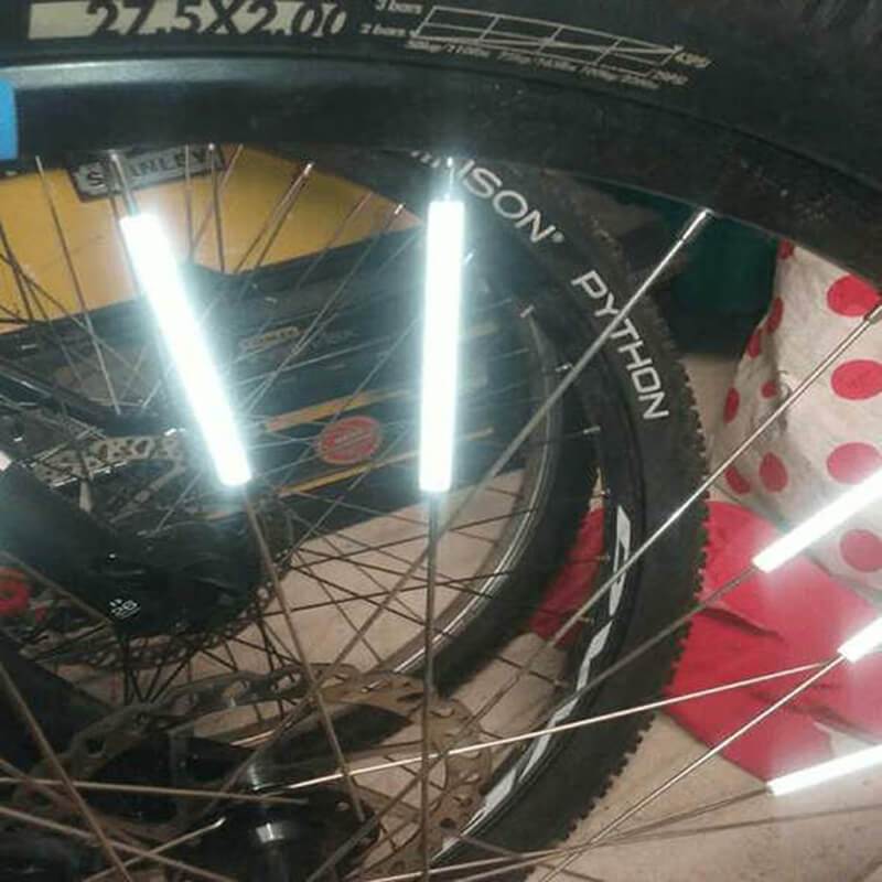 12 Stück Fahrradspeichen-Reflektor