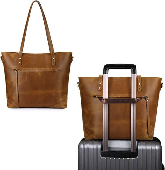 Vintage-Ledertasche
