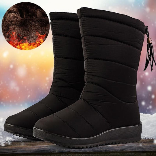 Superwarme weiche Damen-Winterstiefel
