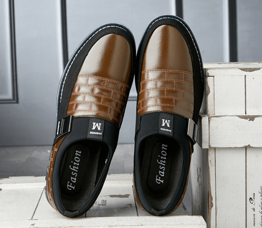 Atmungsaktive Lederschuhe Für Männer