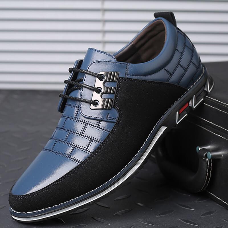 Atmungsaktive Lederschuhe Für Männer