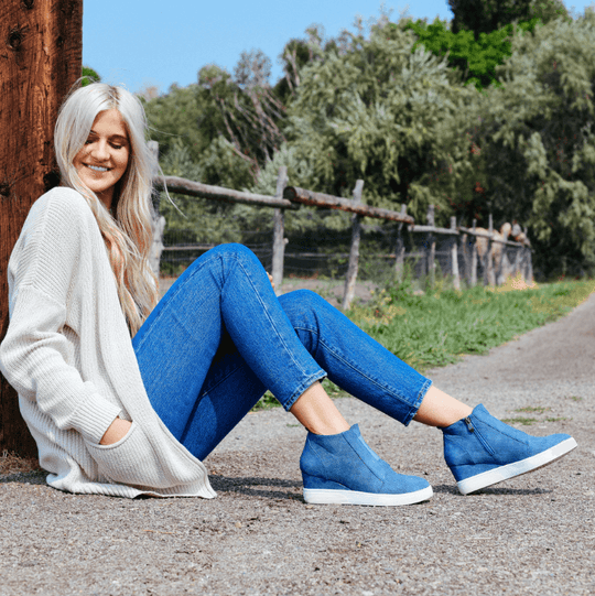 Bequeme Keilsneaker Für Frauen