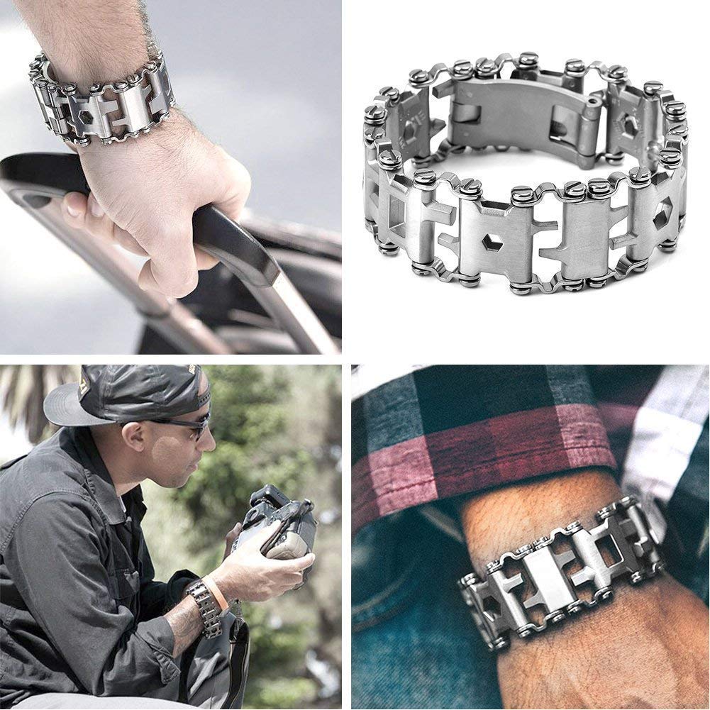 Edelstahl-Multi-Tools-Armband