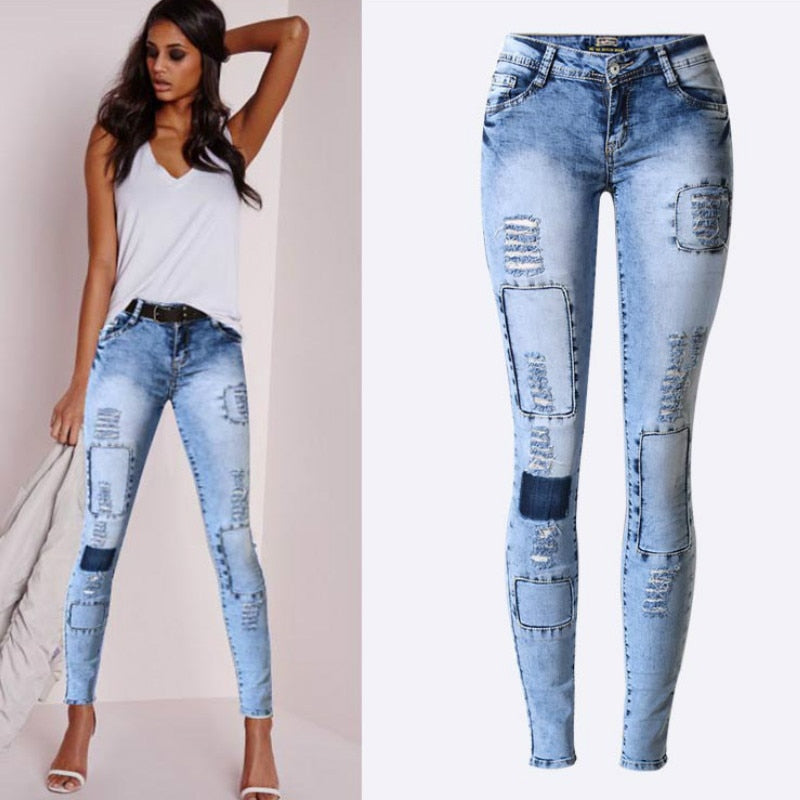 Frau Skinny Jeans