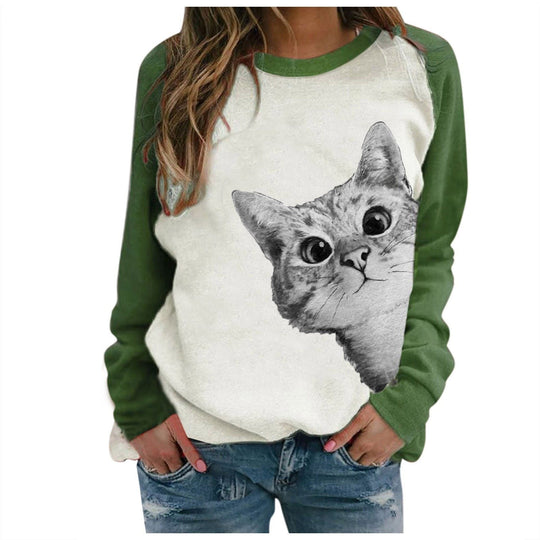 Frauen Bedrucktes Sweatshirt