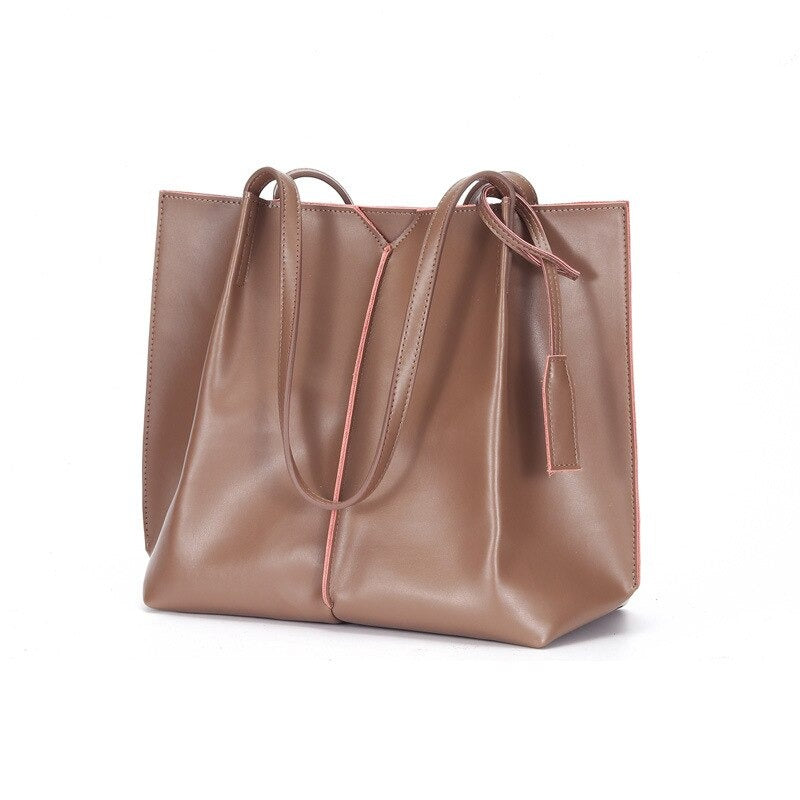 Frauen Leder Tote Tasche