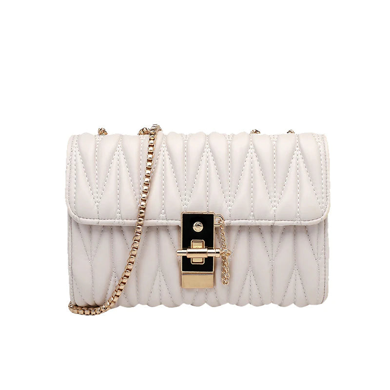 Geometrische Ledertasche Für Frauen