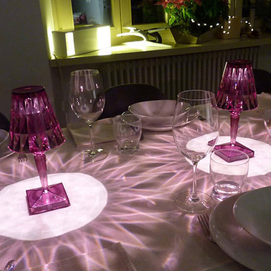 Glitzernde Diamant Acryl Lampe