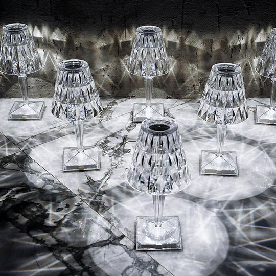 Glitzernde Diamant Acryl Lampe