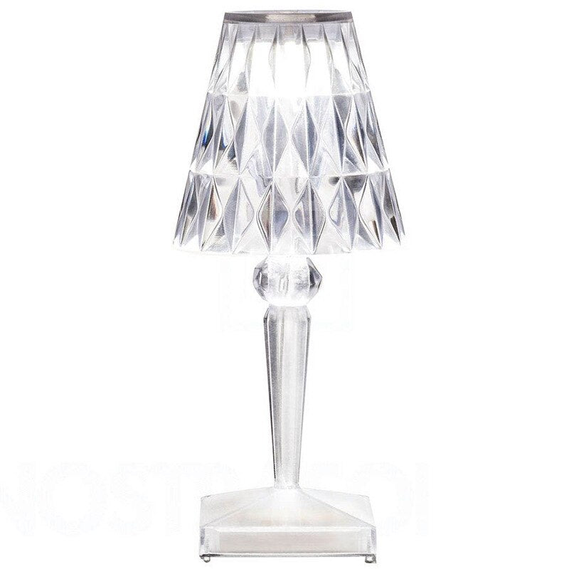 Glitzernde Diamant Acryl Lampe
