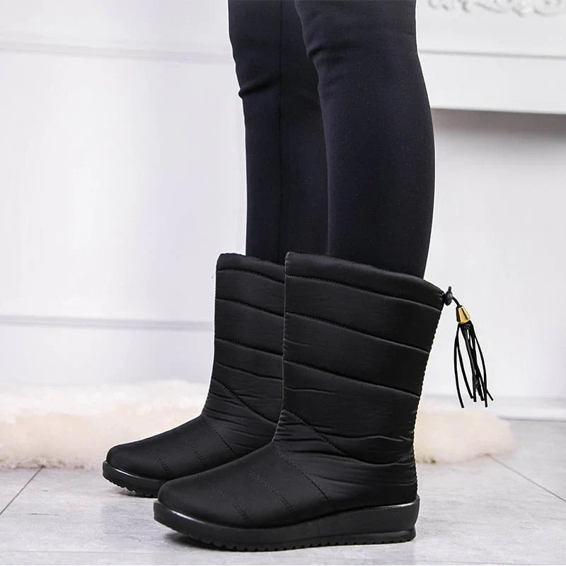 Superwarme weiche Damen-Winterstiefel