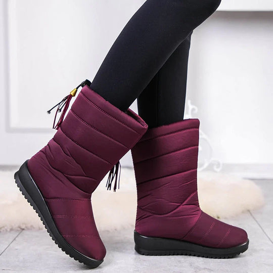 Superwarme weiche Damen-Winterstiefel