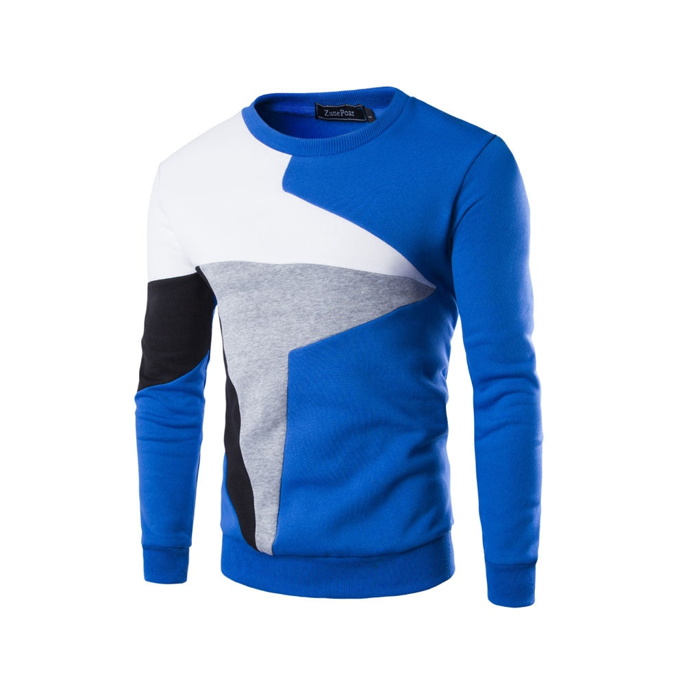 Herren Sweatshirt Mit Rundhalsausschnitt