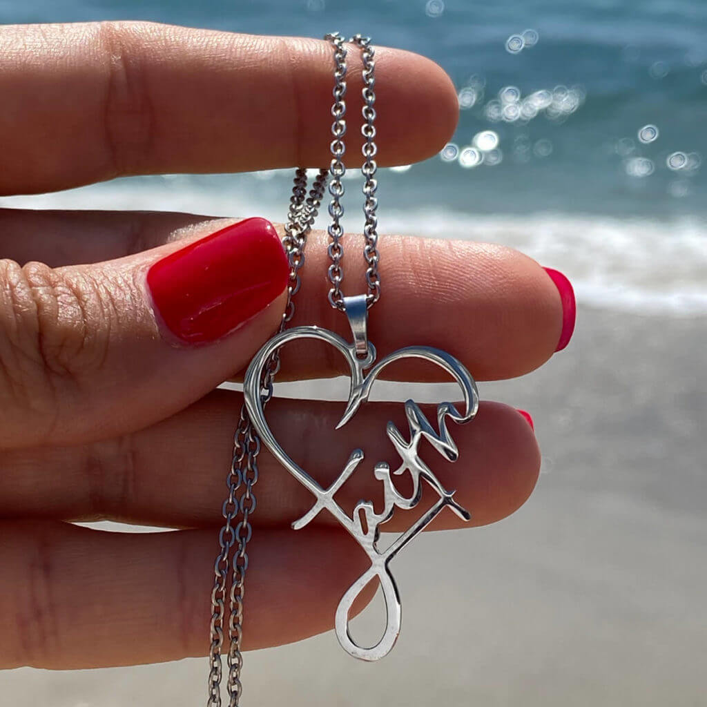 Herz Des Glaubens Halskette