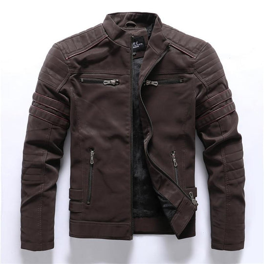 Hochwertige Motorradjacke Mit Stehkragen