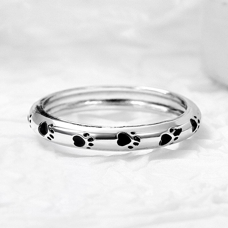 Hund Pfote Ring