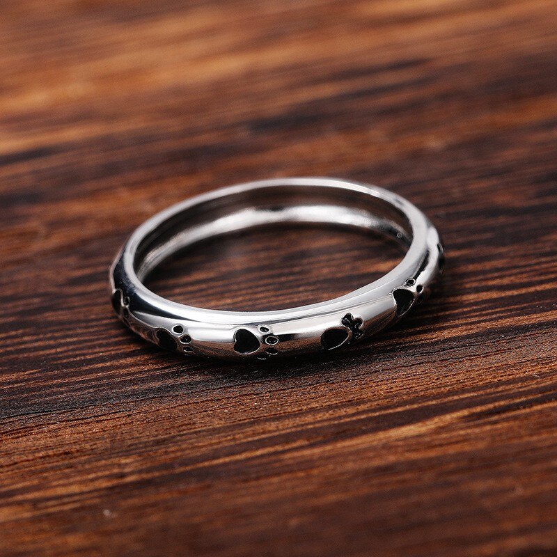 Hund Pfote Ring