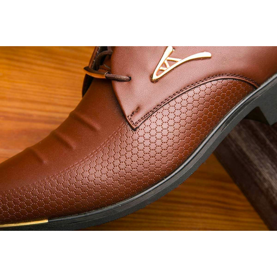 Klassische Leder Herrenschuhe