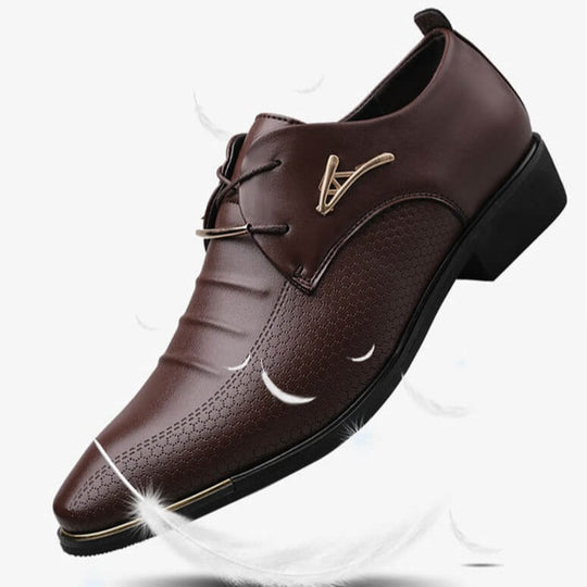 Klassische Leder Herrenschuhe