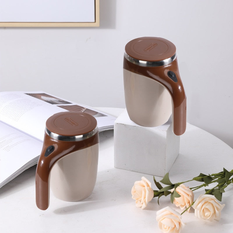 Lazy Self-Stirring Coffee Cup