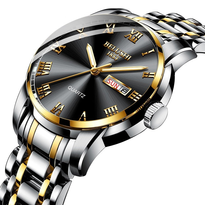 Leuchtende Herrenuhr