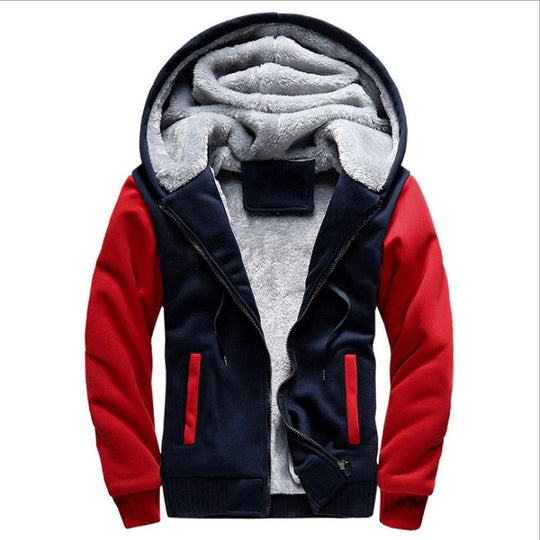 Männer Winter Fleece Jacke