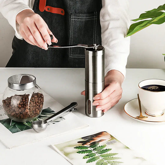 Manuelle Kaffeemühle Aus Edelstahl