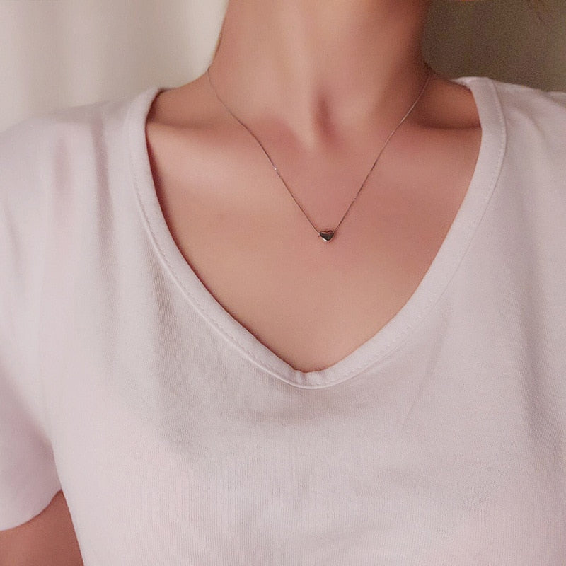 Minimalistische Liebes-Halskette