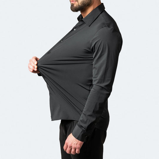 Modernes Stretch-Langarmhemd