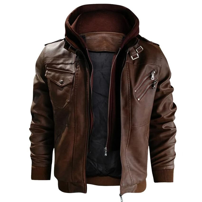 Motorrad-Lederjacke Für Männer