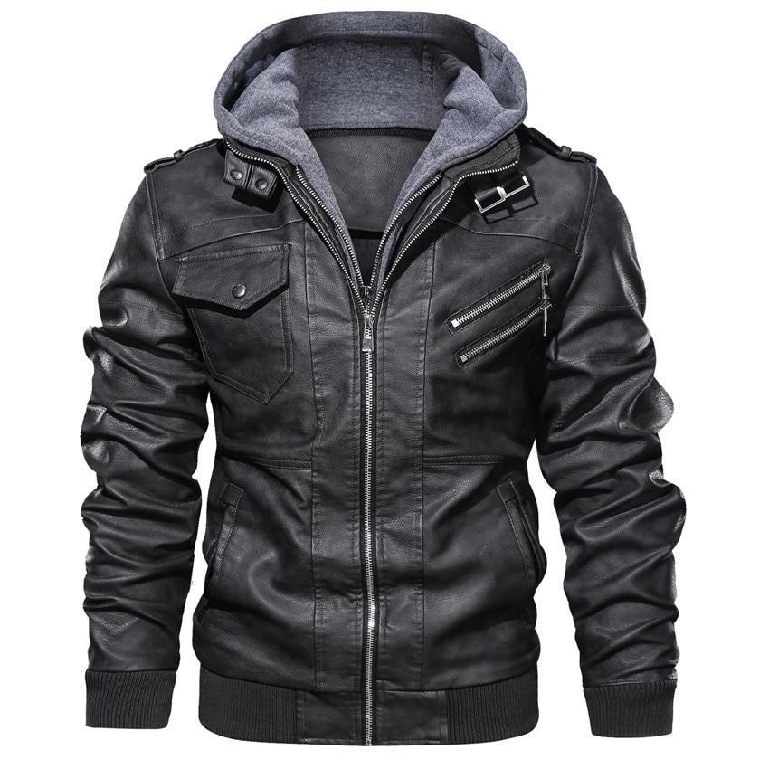 Motorrad-Lederjacke Für Männer