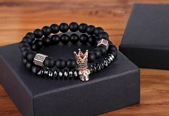 Onyx Stein Armband