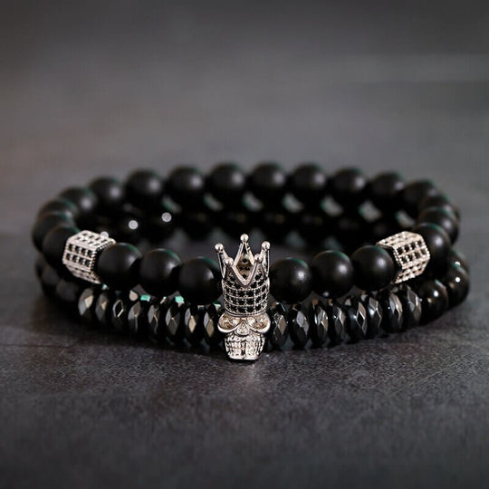 Onyx Stein Armband