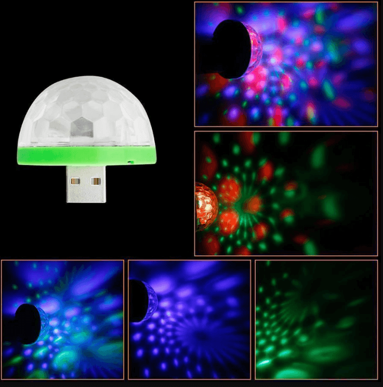 Pilz-Disco-Licht (Usb)