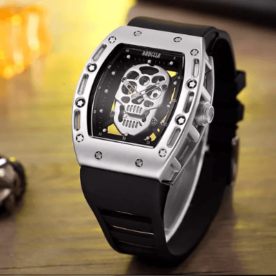 Piraten-Totenkopf Herrenuhr