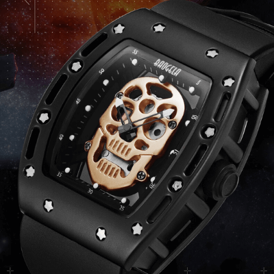 Piraten-Totenkopf Herrenuhr