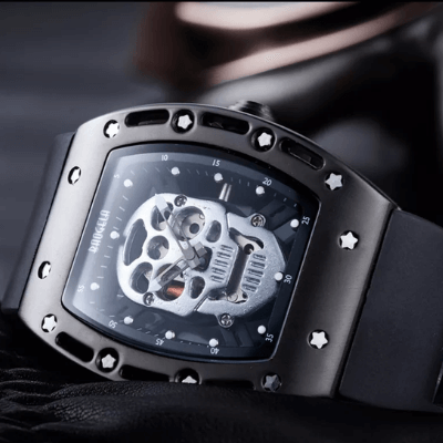 Piraten-Totenkopf Herrenuhr