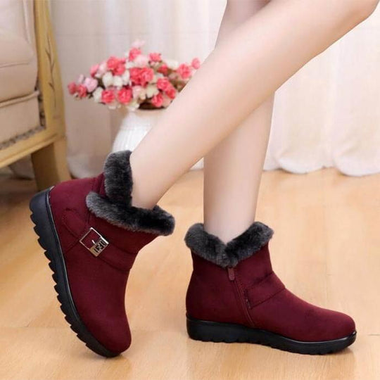 Plüsch-Schneestiefel Für Frauen