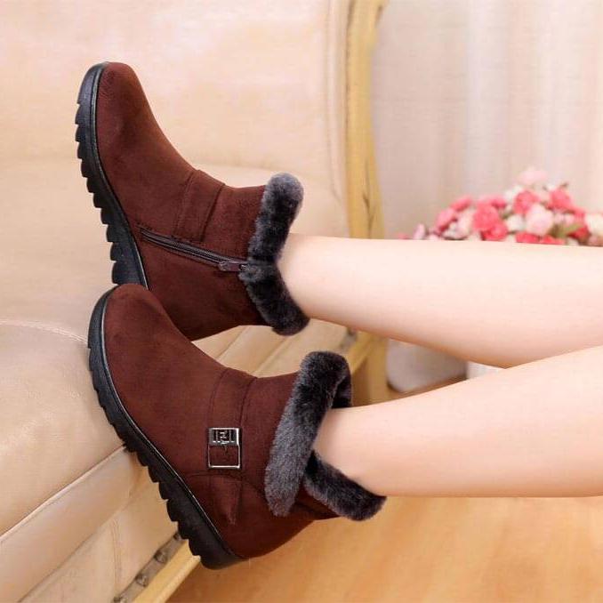 Plüsch-Schneestiefel Für Frauen