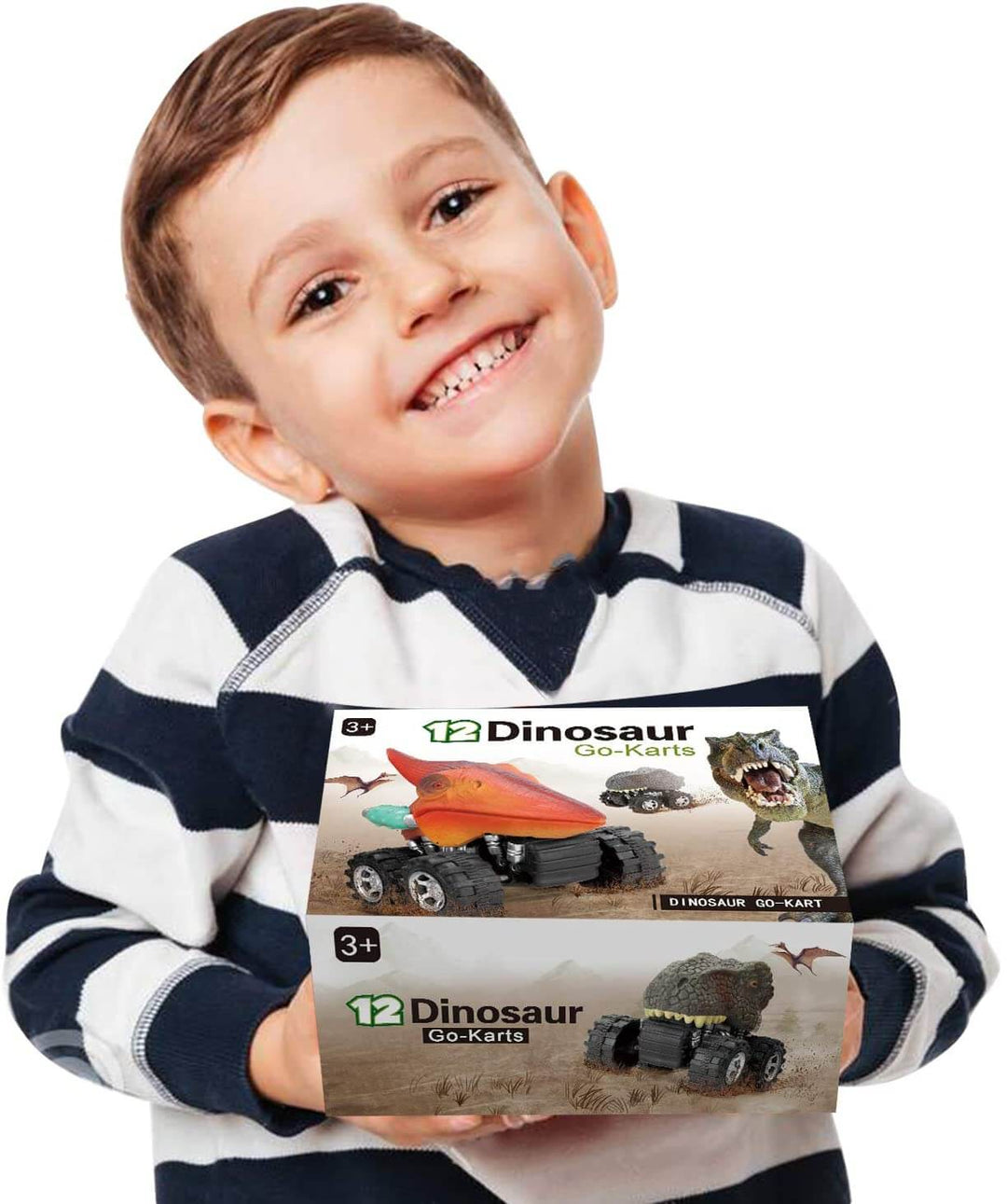 Pull Back Dinosaur Mini Auto (6 Stück)