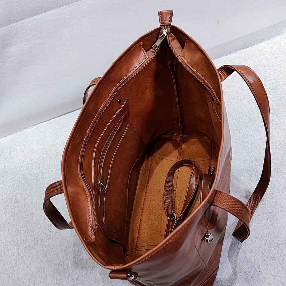 Vintage-Ledertasche