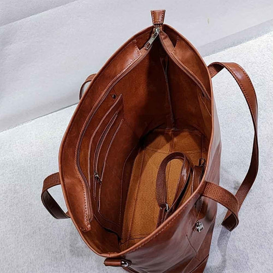 Vintage-Ledertasche