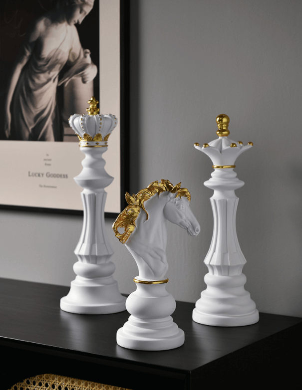 Schach-Statue