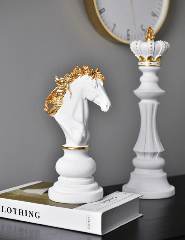 Schach-Statue