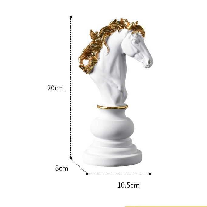 Schach-Statue