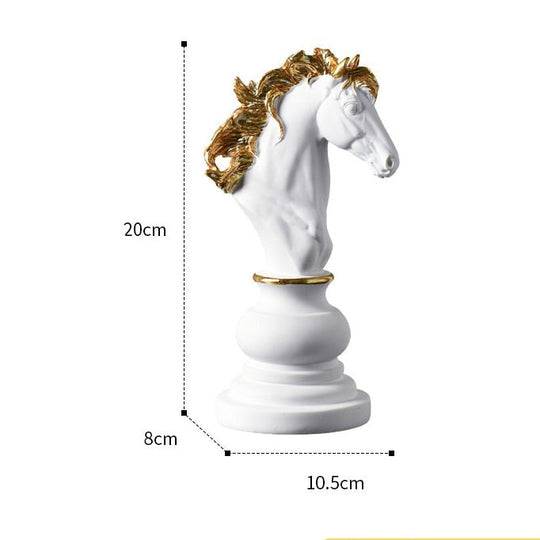 Schach-Statue