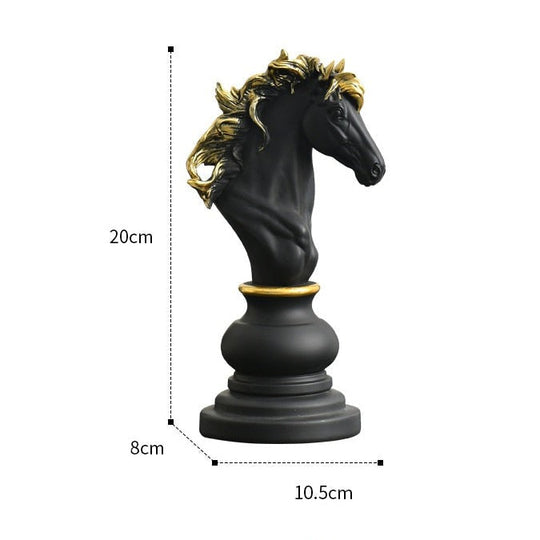 Schach-Statue
