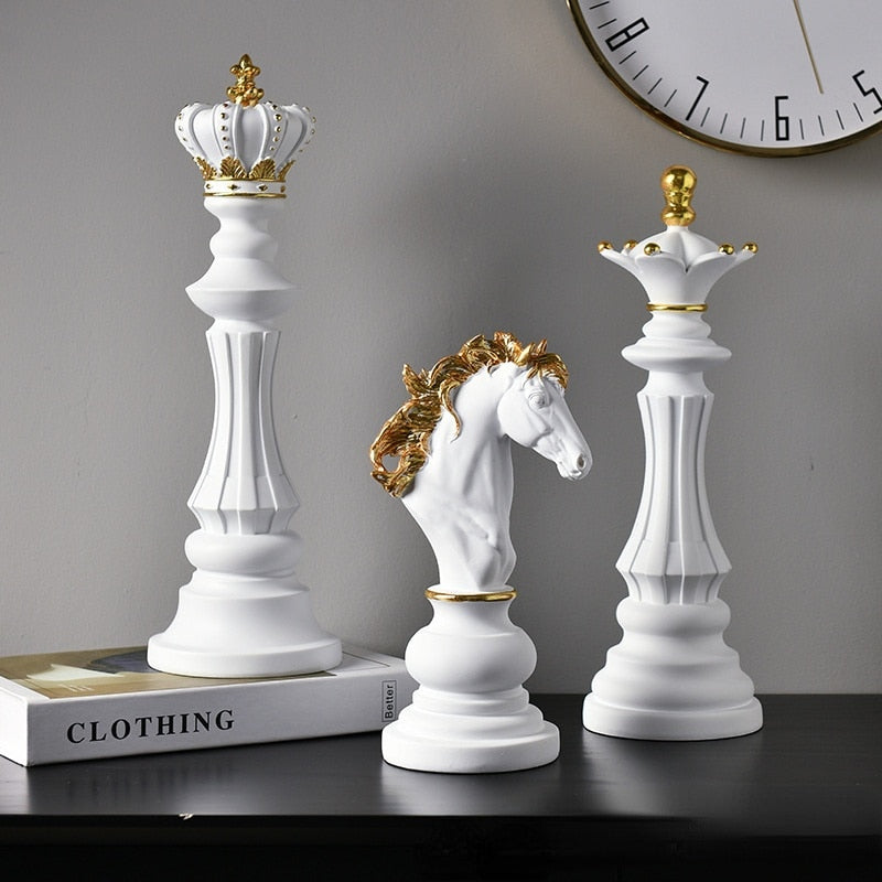 Schach-Statue