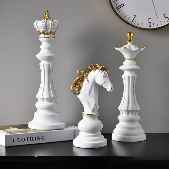 Schach-Statue