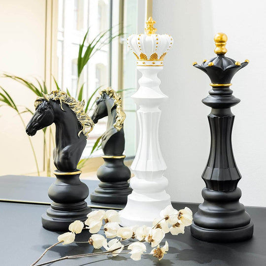 Schach-Statue